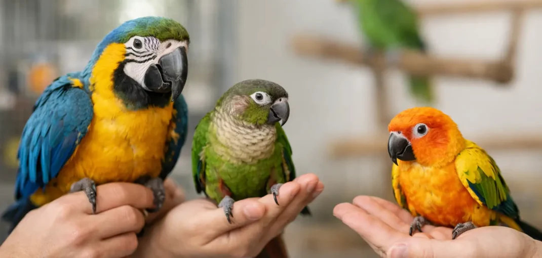 Hand Raised Parrots for Sale: What to Know