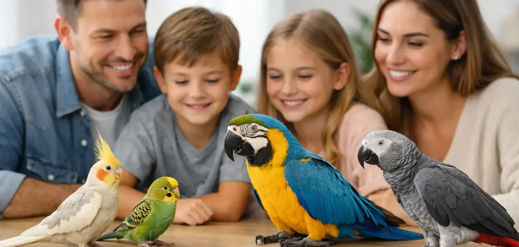 How to Choose a Family Parrot
