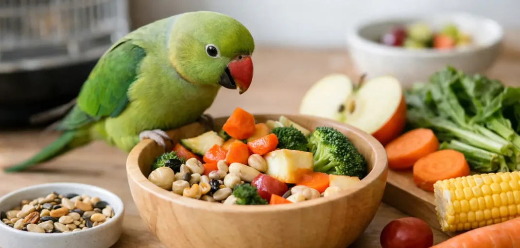 What Do Parrots Eat Daily at Home?