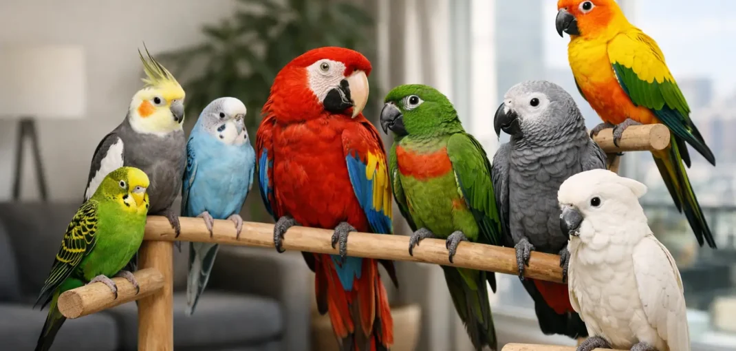 8 Best Parrots for Apartment Living