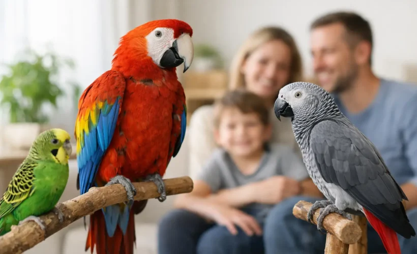 Parrot Species Care Guide for Family Homes